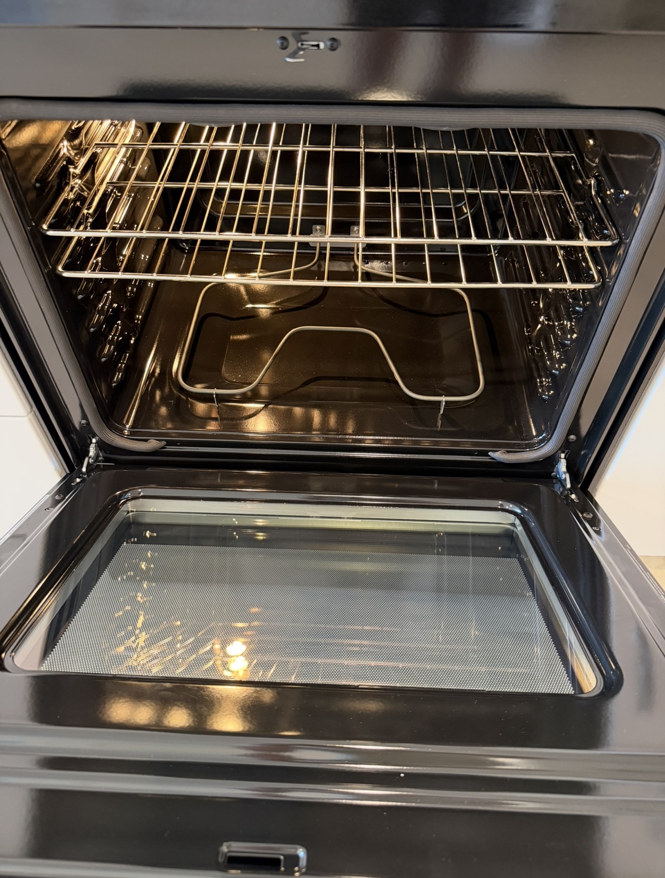 Oven after cleaning
