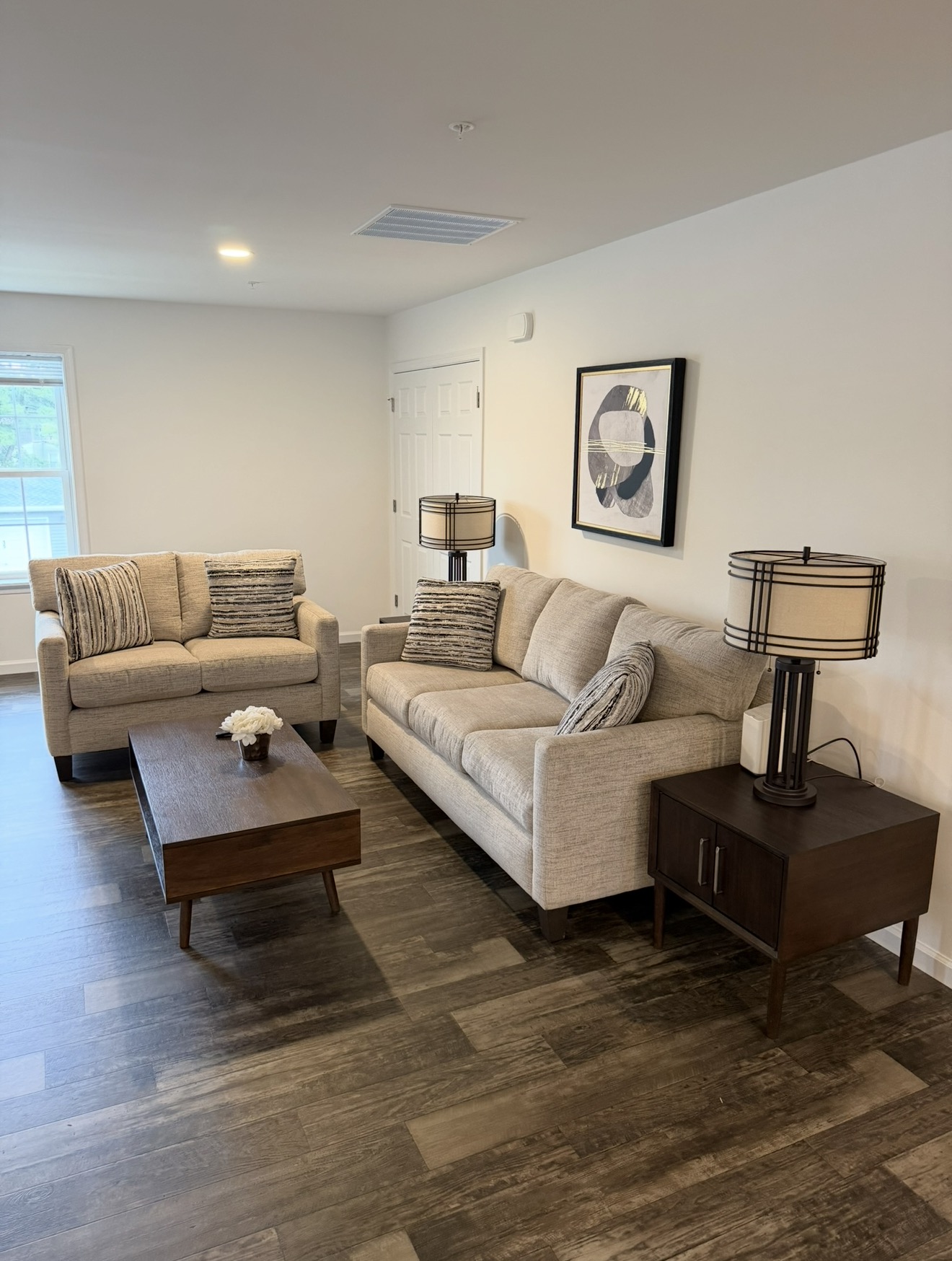 clean living room